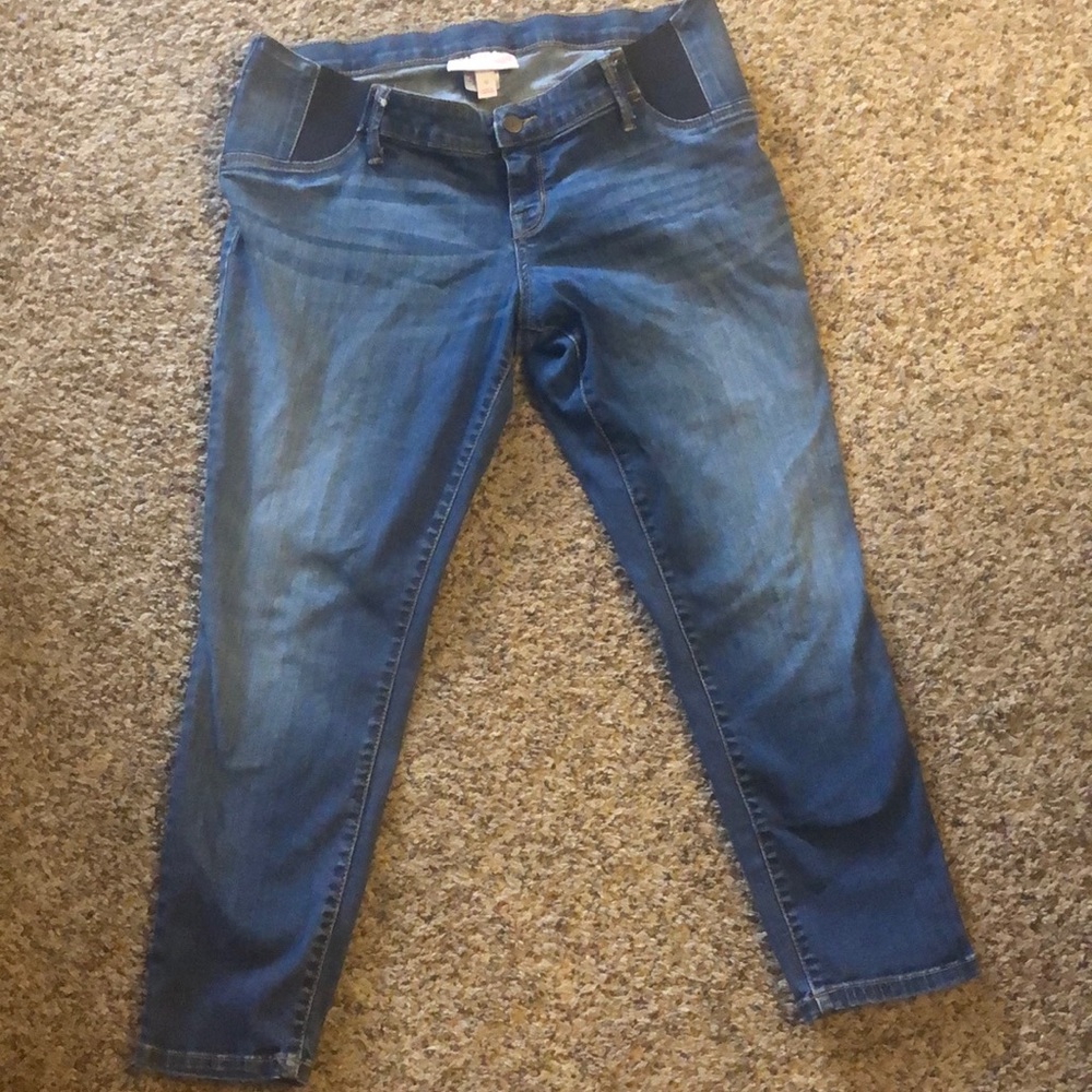Isabel maternity pants skinny crop size 12